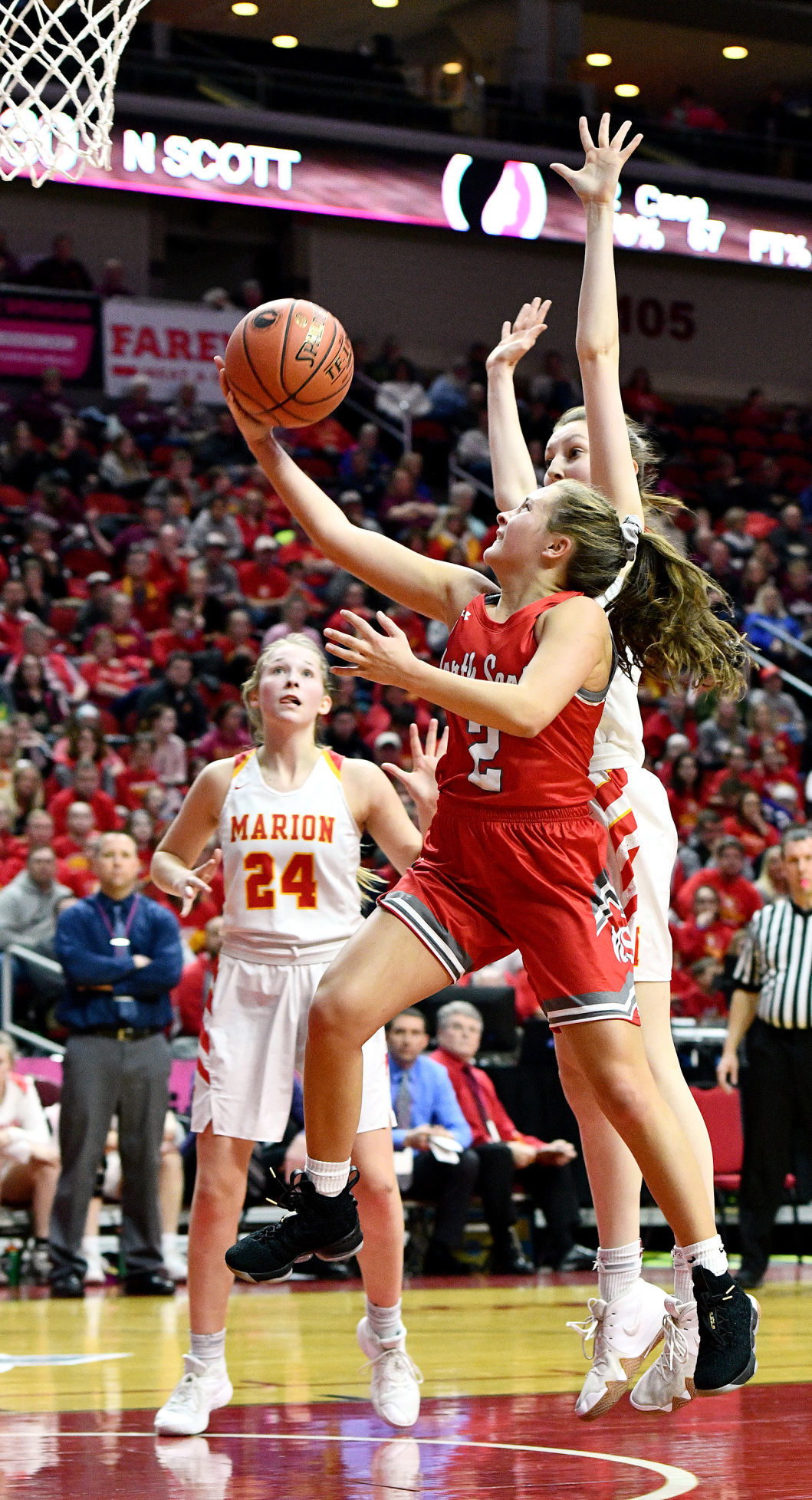 North Scott vs Marion girls state basketball